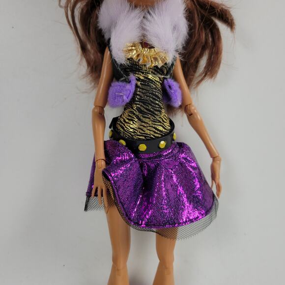 Monster High Doll Clawdeen Ghouls Alive! 10.5" Tall Wolf Mattel SOUND Works - Picture 5 of 12